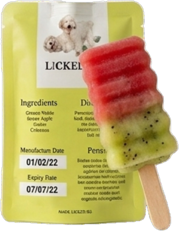 Watermelon Kiwi Slushy Pawpsicle by Licked